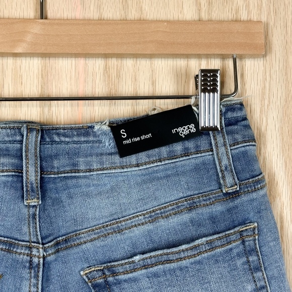 Insane Gene Distressed Deni Shorts - Picture 6 of 9